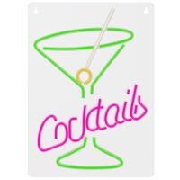 Neon Plexi LED Forever Light Cocktails FPNE02X Róż / Zielony