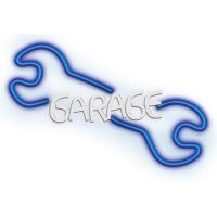 Neon Plexi LED Neolia Garage NNE22 Błękit / Biały