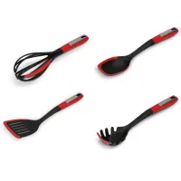 Zestaw Zwieger Trzepaczka + Łopatka + Łyżka z miarką + Łyżka do makaronu Obsidian