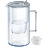 Dzbanek filtrujący Aquaphor Glass Szary + wkład Maxfor+ Mg