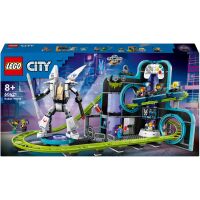 Klocki LEGO City Park Świat Robotów z rollercoasterem 60421