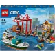Klocki LEGO City Nadmorski port ze statkiem towarowym 60422