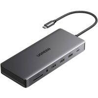 Adapter Hub Ugreen CM681 USB-C Szary