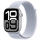 Apple Watch 10 GPS 46 mm koperta z aluminium srebrna + opaska sportowa błękitny obłok