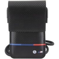 Torebka / Etui BMW Carbon Tricolor Line BMOWBPUCARTCBK Czarny