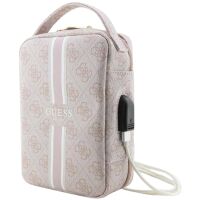 Torba / Organizer Guess GUHBP4RPSP 4G Printed Stripes Port USB Różowy