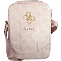 Torba na tablet Guess GUTB8G4GFPI 8" 4G Big Metal Logo Różowy