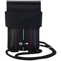 Torebka / Etui BMW Carbon Red Stripes BMPSP15XMSCAKR Czarny