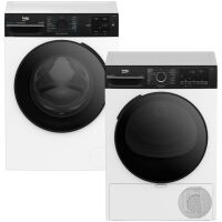 Zestaw AGD Beko Pralka BM3WFSU37215WBDC 7kg + Suszarka BM3T47230WBPBDC 7kg Slim