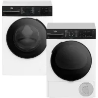 Zestaw AGD Beko Pralka BM3WFSU37215WBDC 7kg + Suszarka BM3T47230WBPBDC 7kg Slim