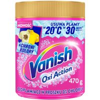 Odplamiacz w proszku Vanish Oxi Action Pink 470g