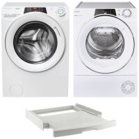Zestaw AGD Candy Pralka RO 284DWMS7/1-S 8kg + Suszarka ROE H8A2TCEX-S 8kg + Łącznik WSK-1110U