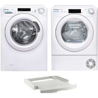Zestaw AGD Candy Pralka CS1482DW4/1-S 8kg + Suszarka CSOE H8A2TE-S 8kg + Łącznik WSK-1110U