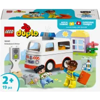 Klocki LEGO DUPLO Town Karetka z kierowcą 10447