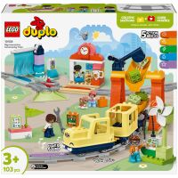 Klocki LEGO DUPLO Town Duży interaktywny pociąg miejski 10428