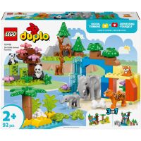 Klocki LEGO DUPLO Town Rodziny dzikich zwierząt 3w1 10446