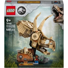 Klocki LEGO Jurassic World Szkielety dinozaurów: czaszka triceratopsa 76969