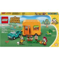 Klocki LEGO Animal Crossing Leif i jego karawan oraz sklep ogrodniczy 77054