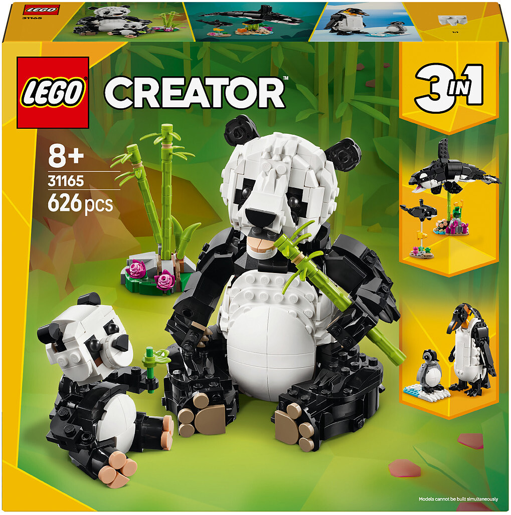 Klocki LEGO Creator 3w1 Dzikie zwierzęta: rodzina pand 31165