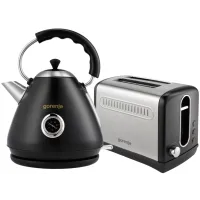 Zestaw Gorenje Czajnik K17CLBK + Toster T1100CLBK