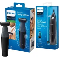 Zestaw Philips Golarka BG3010/15 + Trymer do nosa i uszu NT1650/16