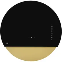 Okap kominowy Ciarko Design Eclipse Black/Gold