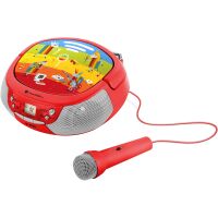 Boombox dla dzieci Gogen DECKOPREHRAVACR Czerwony