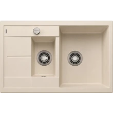 Zlewozmywak granitowy Blanco Metra 6 S Compact Delikatny biały