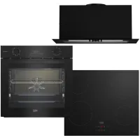 Zestaw AGD do zabudowy Beko Piekarnik BIS17300BCS + Płyta indukcyjna HII 64401 MT + Okap HNU61425B