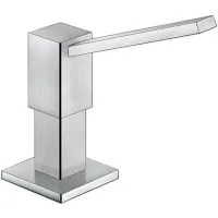 Dozownik Blanco Quadris Stal szlachetna matowa