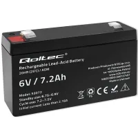 Akumulator AGM Qoltec 6V 7,2Ah