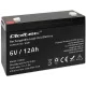 Akumulator AGM Qoltec 6V 12Ah