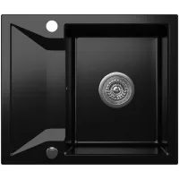 Zlewozmywak granitowy Kernau KGS J 4559 1B1D Deep Black