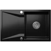 Zlewozmywak granitowy Kernau KGS J 5079 1B1D Deep Black
