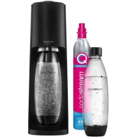 Zestaw SodaStream Saturator Terra Czarny + 2 butelki