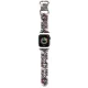 Pasek Hello Kitty HKAWMSDGPTE do Apple Watch 38/40/41 mm Silicone Tags Graffiti Beżowy
