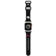 Pasek Hello Kitty HKAWMSCHBLK do Apple Watch 38/40/41 mm Silicone Kitty Head Czarny