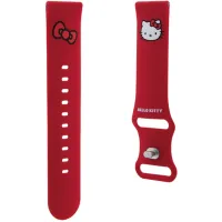 Pasek Hello Kitty HKUWLSCHBLR Uniwersalny Silicone Kitty Head Czerwony
