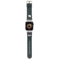 Pasek Hello Kitty HKAWMPGKHK do Apple Watch 38/40/41 mm Kitty Head Czarny