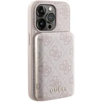 Zestaw Guess GUBPM5P15X4GEMGP do iPhone 15 Pro Max Etui + Powerbank 5000 mAh Różowy