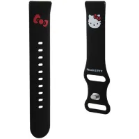 Pasek Hello Kitty HKUWMSCHBLK Uniwersalny Silicone Kitty Head Czarny
