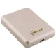 Powerbank indukcyjny Guess GUPBM3ALGSGD 5W 3000 mAh Metal Script Logo Złoty