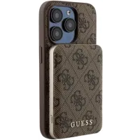 Zestaw Guess GUBPM5P15X4GEMGW do iPhone 15 Pro Max Etui + Powerbank 5000 mAh Brązowy