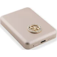 Powerbank indukcyjny Guess GUPBM5AL4DMD 15W 5000mAh Złoty