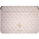 Etui na laptopa Guess GUCS13G4GFPI 4G Metal Gold Logo 13" Różowy