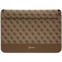 Etui na laptopa Guess 4G Stripe Metal Logo GUCS14PS4SGW 14" Brązowy