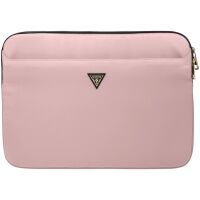 Etui na laptopa Guess Nylon Triangle Logo GUCS13NTMLLP 13" Różowy