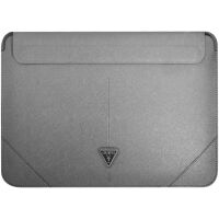 Etui na laptopa Guess Saffiano Triangle Logo GUCS14PSATLG 14" Srebrny