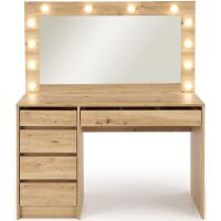 Toaletka Halmar Hollywood XL Dąb artisan