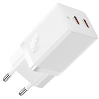 Ładowarka sieciowa Baseus GaN5 Pro C+C 40W 2xUSB-C Biała
